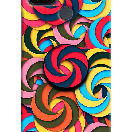 Spiral Pattern Realme C21Y/C25Y Pop Case by Casekaro
