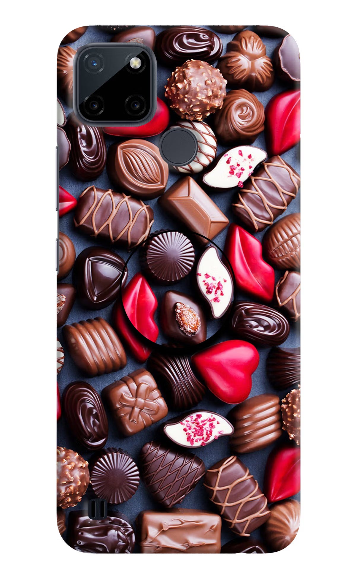 Chocolates Realme C21Y/C25Y Pop Case by Casekaro