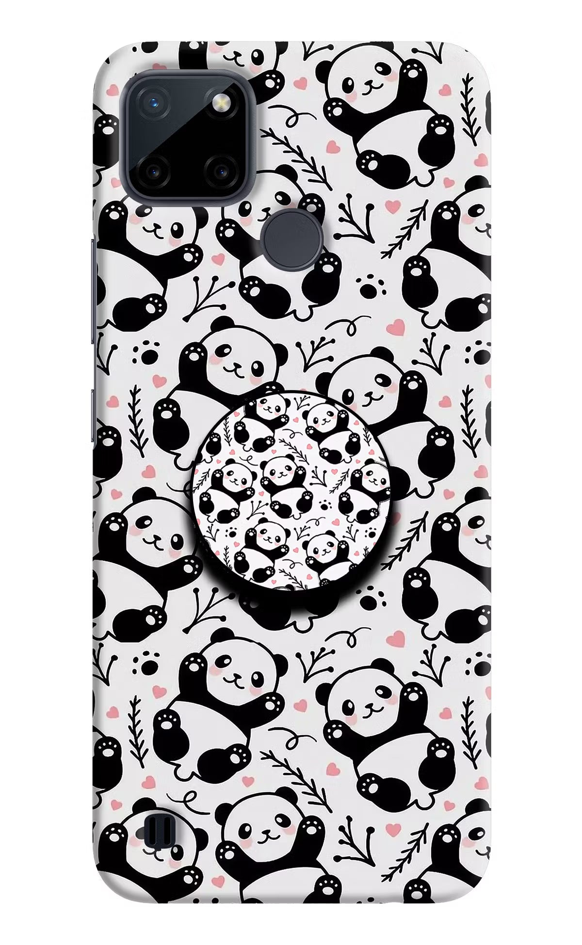 Cute Panda Realme C21Y/C25Y Pop Case by Casekaro
