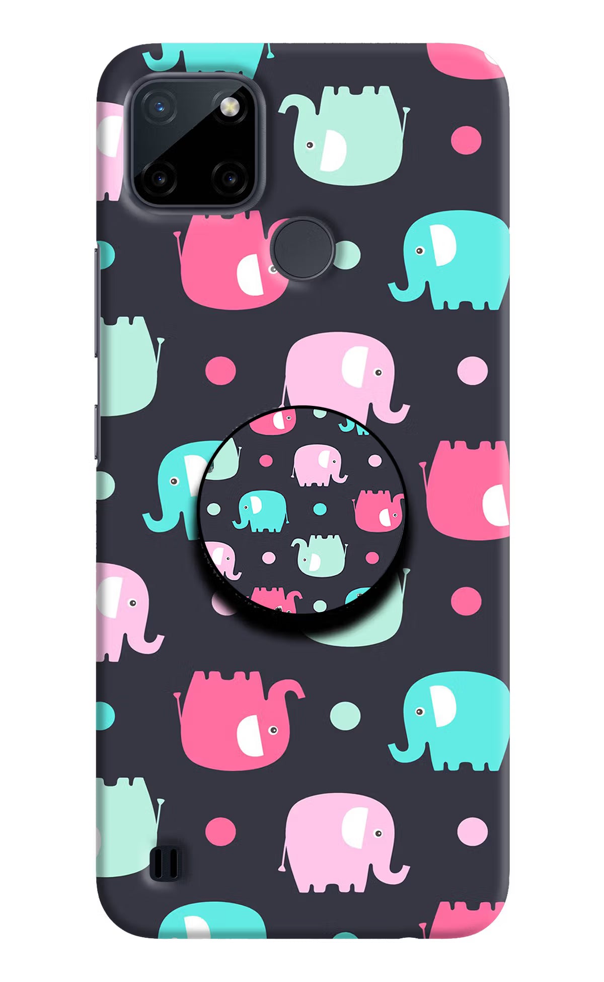 Baby Elephants Realme C21Y/C25Y Pop Case by Casekaro