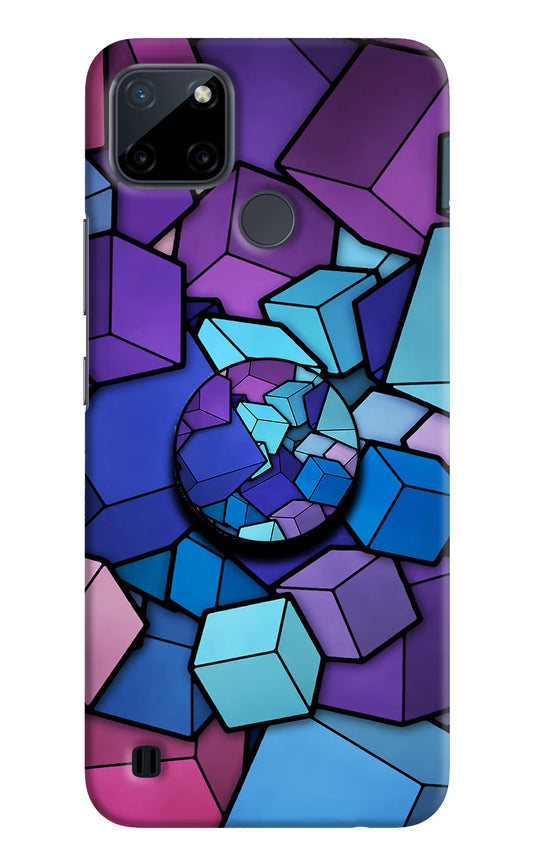 Cubic Abstract Realme C21Y/C25Y Pop Case by Casekaro
