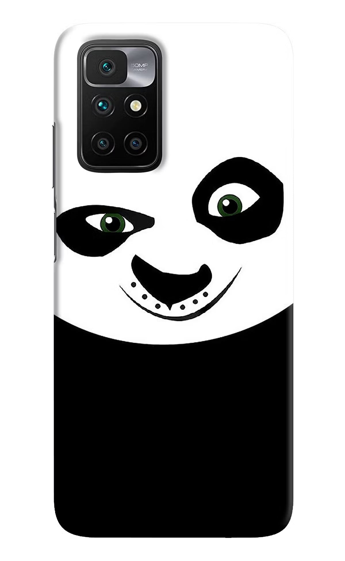 Panda Redmi 10 Prime Hard Case Back Cover by Casekaro