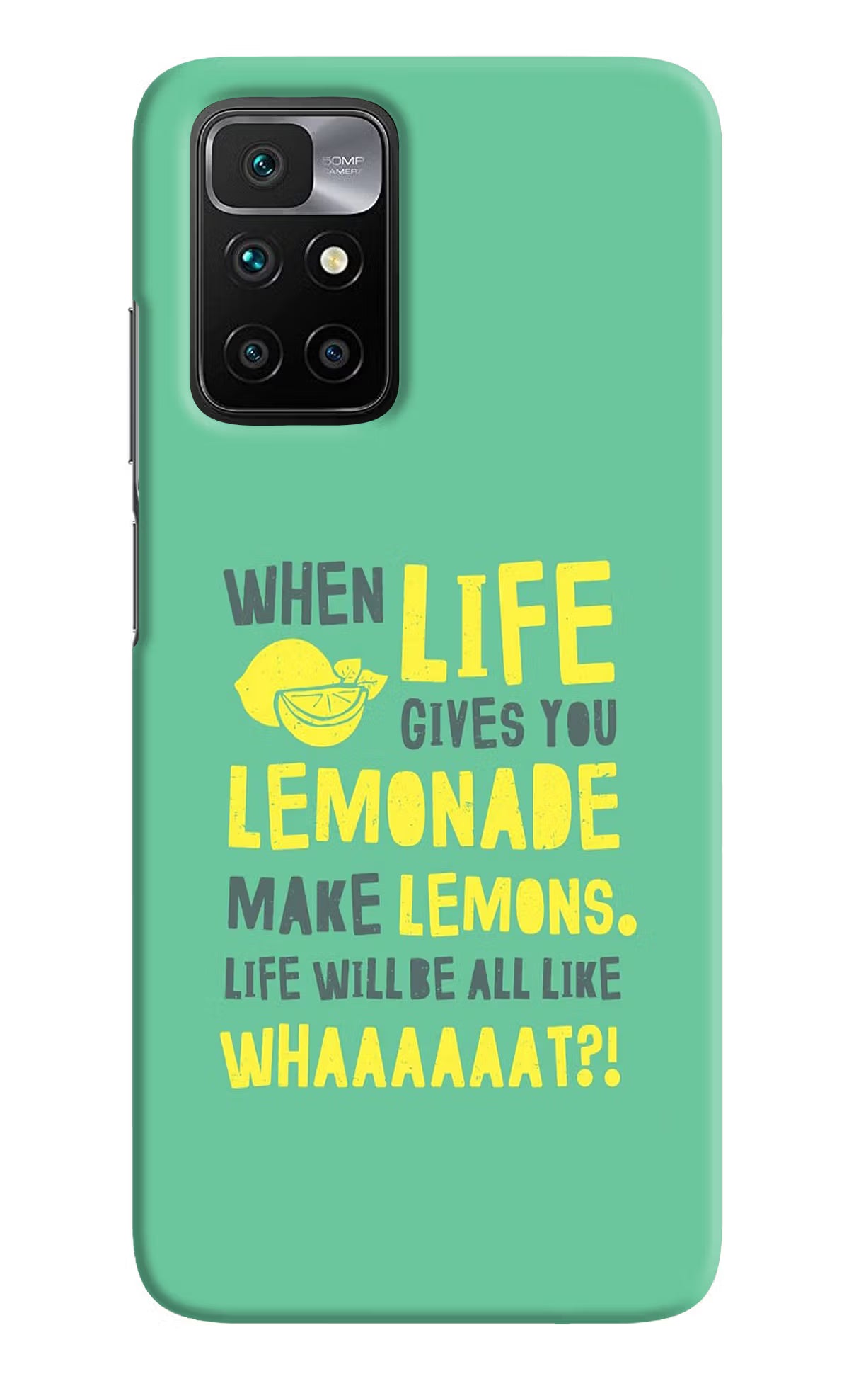Quote Redmi 10 Prime Hard Case Back Cover by Casekaro