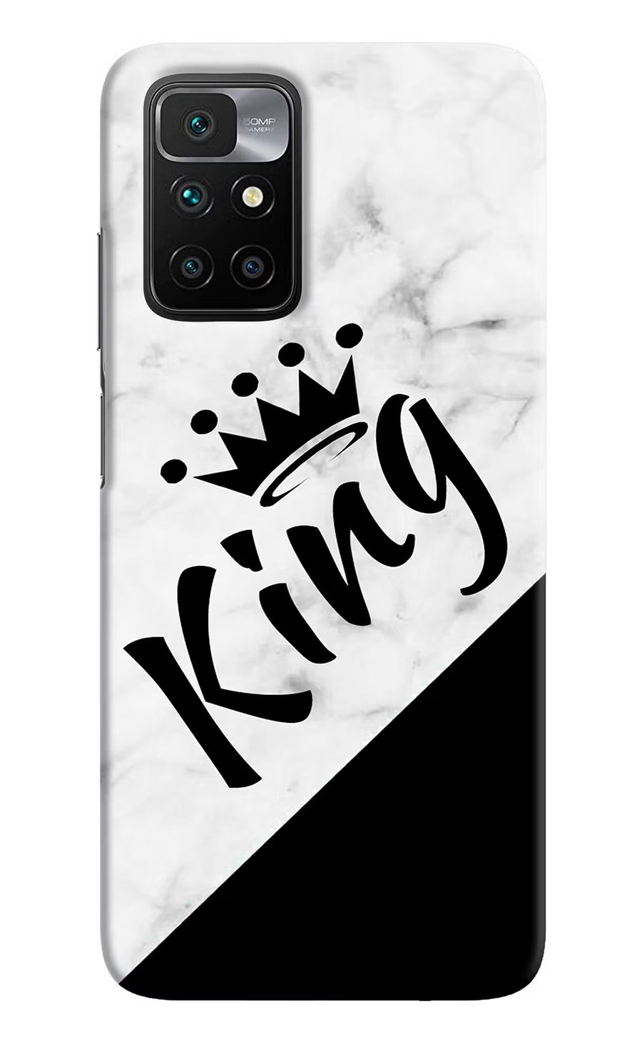 King Redmi 10 Prime Back Cover, Hard case