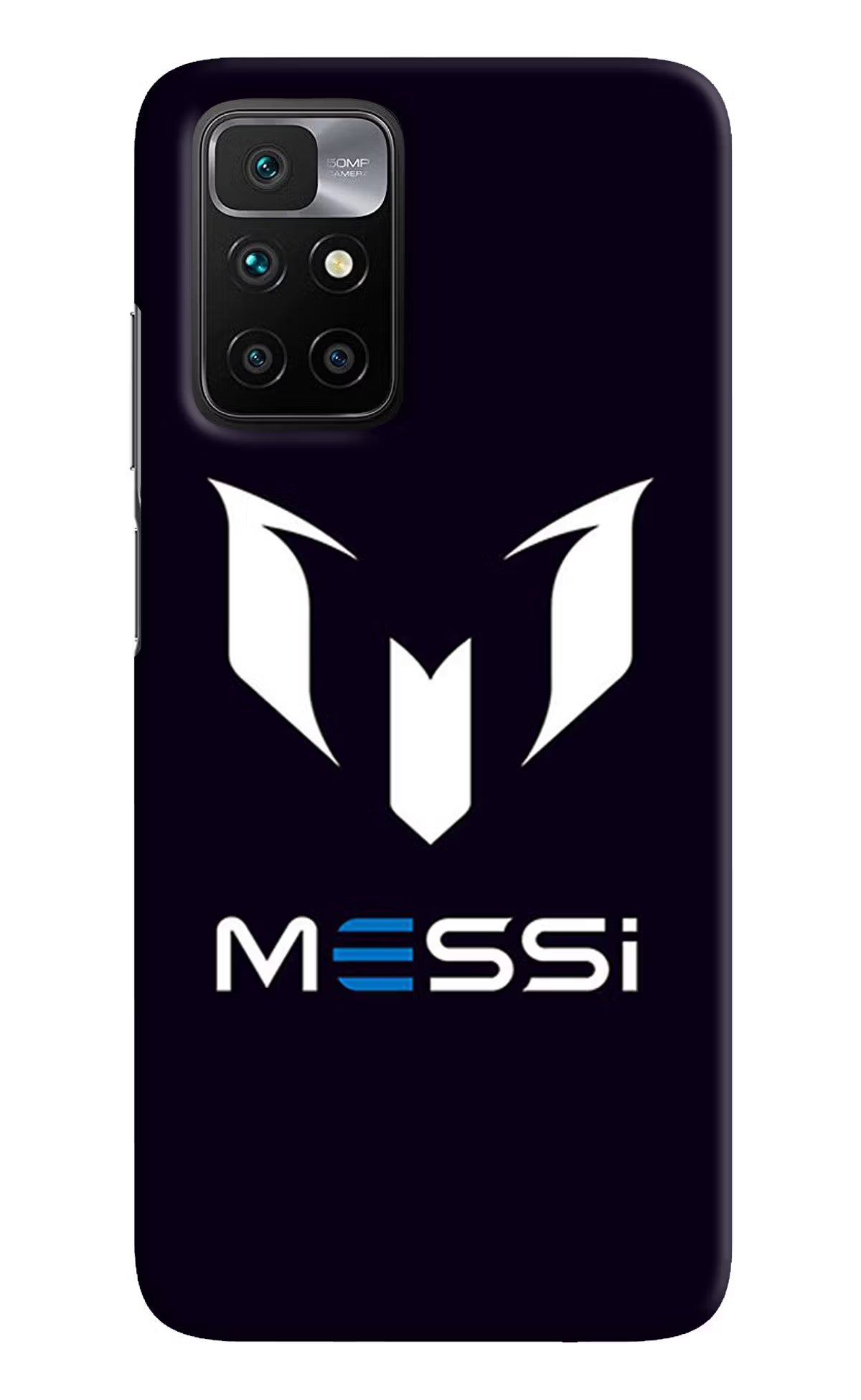 Messi Logo Redmi 10 Prime Hard Case Back Cover by Casekaro