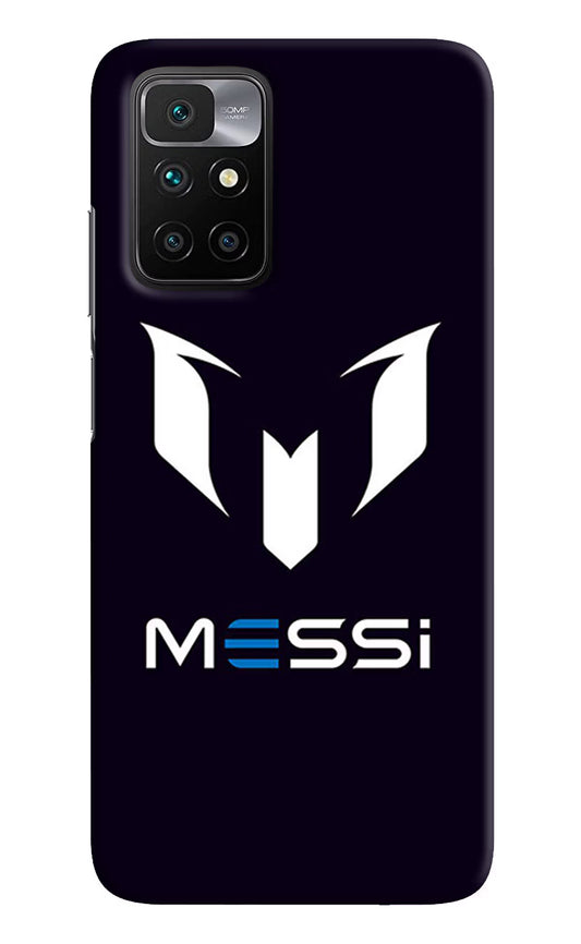 Messi Logo Redmi 10 Prime Hard Case Back Cover by Casekaro