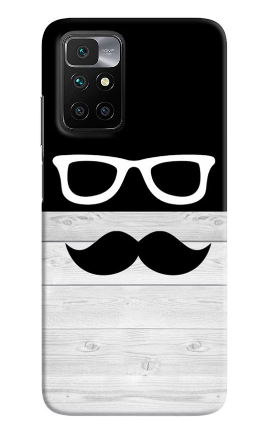 Mustache Redmi 10 Prime Hard Case Back Cover by Casekaro