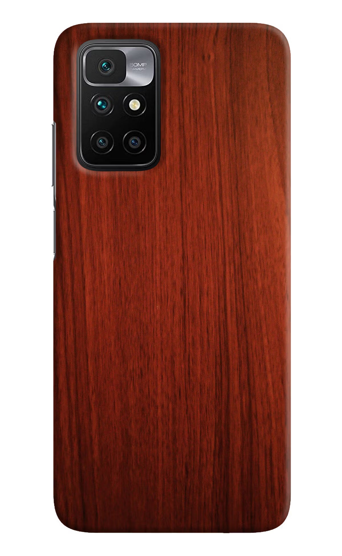 Wooden Plain Pattern Redmi 10 Prime Hard Case Back Cover by Casekaro