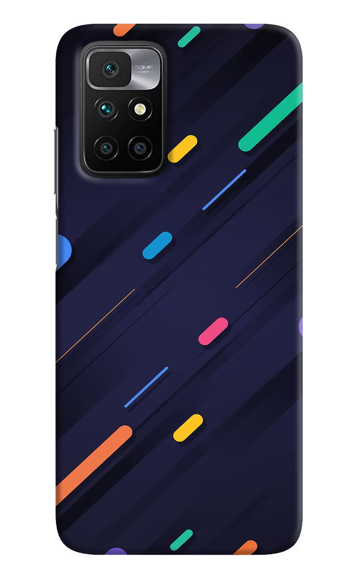 Abstract Design Redmi 10 Prime Hard Case Back Cover by Casekaro