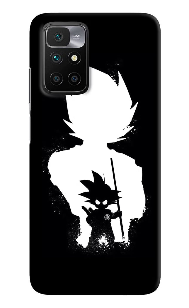 Goku Shadow Redmi 10 Prime Hard Case Back Cover by Casekaro