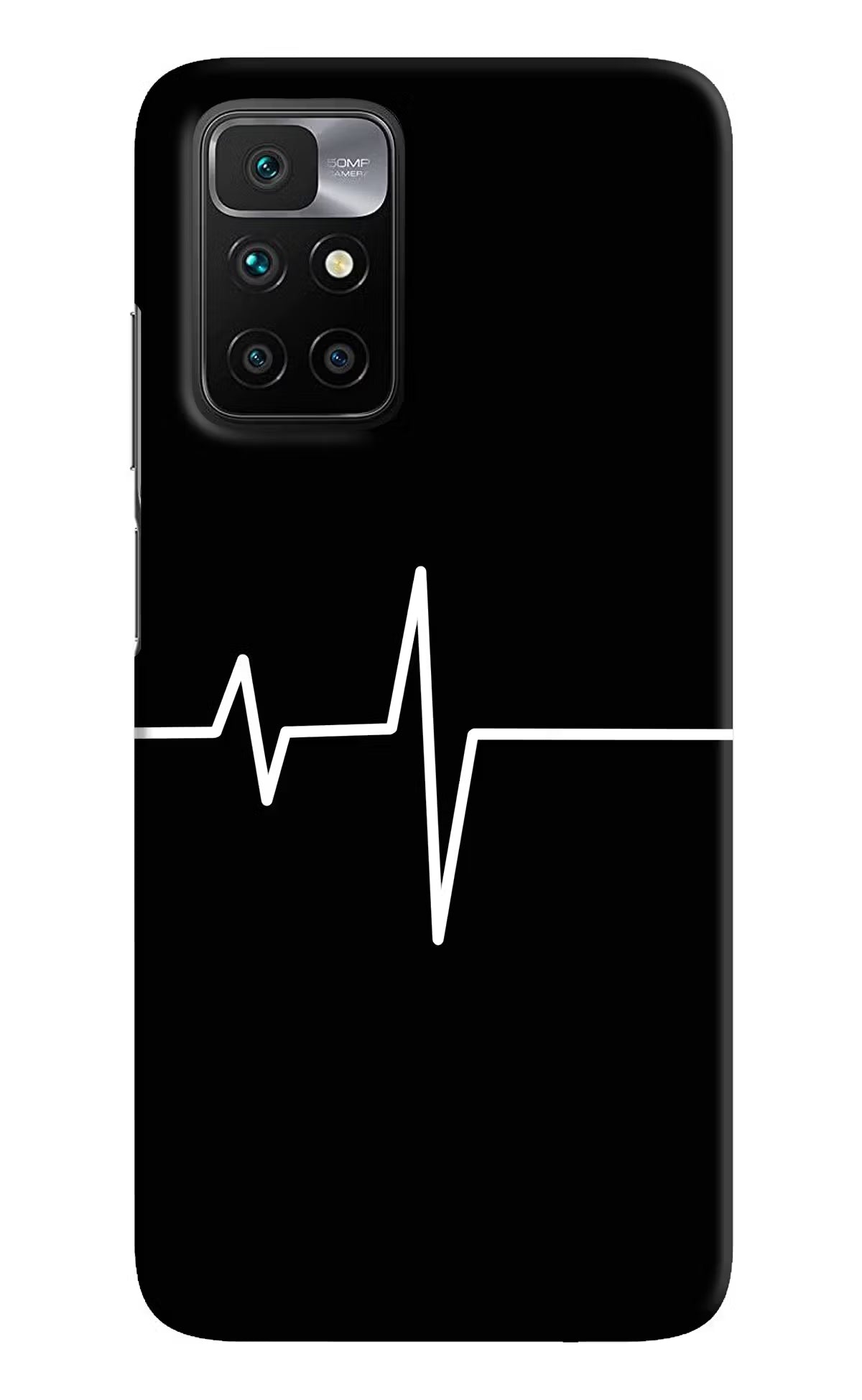 Heart Beats Redmi 10 Prime Hard Case Back Cover by Casekaro