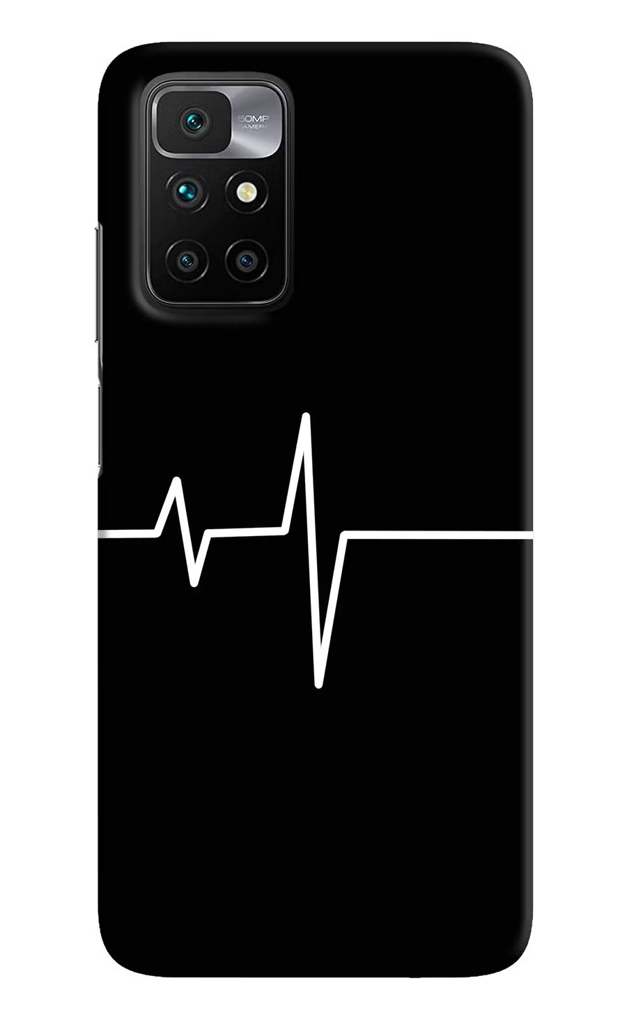 Heart Beats Redmi 10 Prime Back Cover, Hard case
