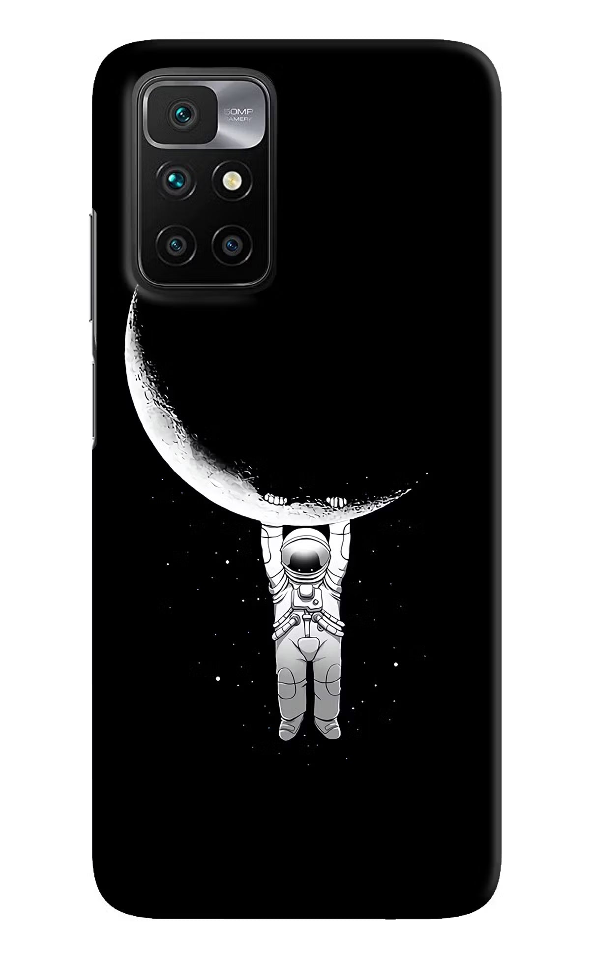 Moon Space Redmi 10 Prime Hard Case Back Cover by Casekaro