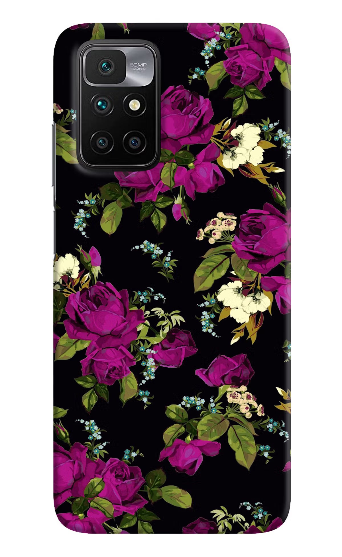 Flowers Redmi 10 Prime Hard Case Back Cover by Casekaro