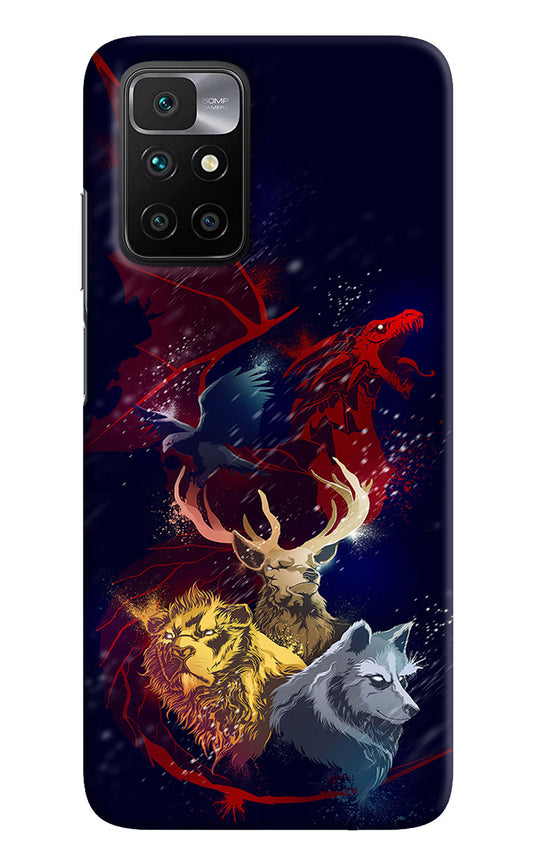 Game Of Thrones Redmi 10 Prime Hard Case Back Cover by Casekaro
