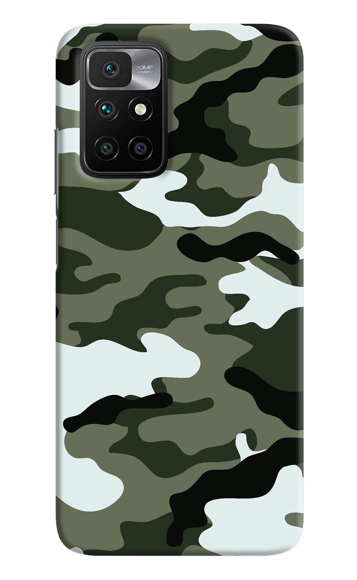 Camouflage Redmi 10 Prime Hard Case Back Cover by Casekaro