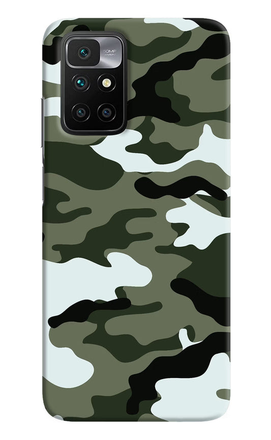 Camouflage Redmi 10 Prime Hard Case Back Cover by Casekaro