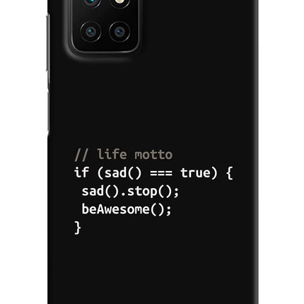 Life Motto Code Redmi 10 Prime Hard Case Back Cover by Casekaro