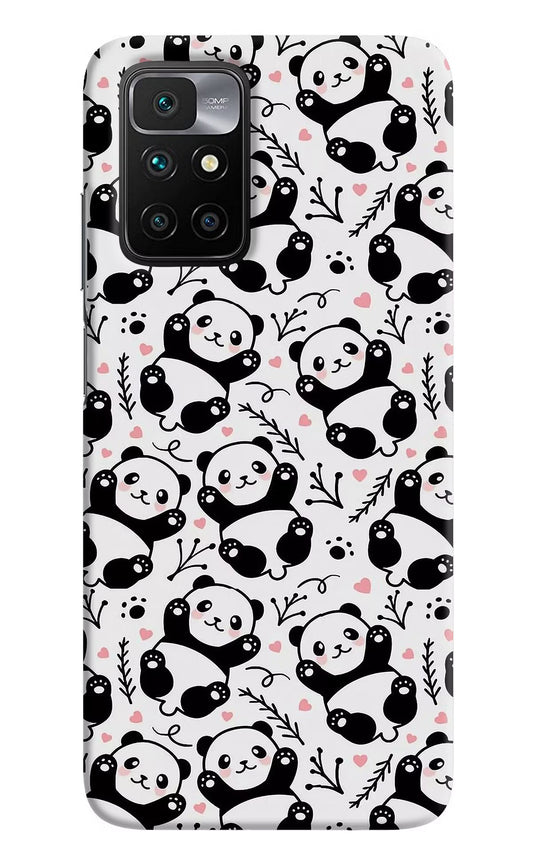 Cute Panda Redmi 10 Prime Hard Case Back Cover by Casekaro