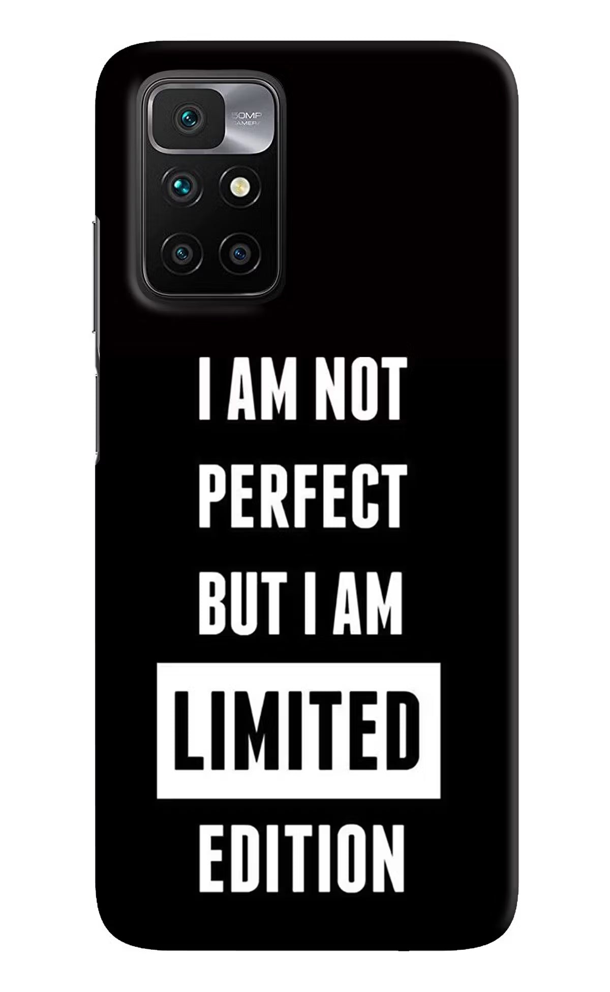 I Am Not Perfect But I Am Limited Edition Redmi 10 Prime Hard Case Back Cover by Casekaro