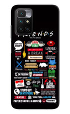 FRIENDS Redmi 10 Prime Hard Case Back Cover by Casekaro