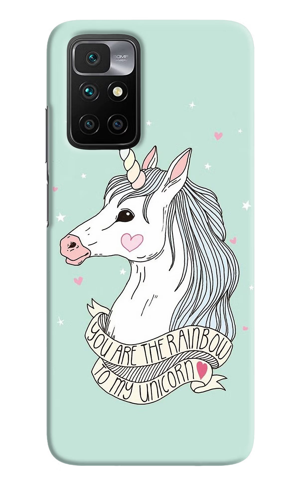 Unicorn Wallpaper Redmi 10 Prime Hard Case Back Cover by Casekaro