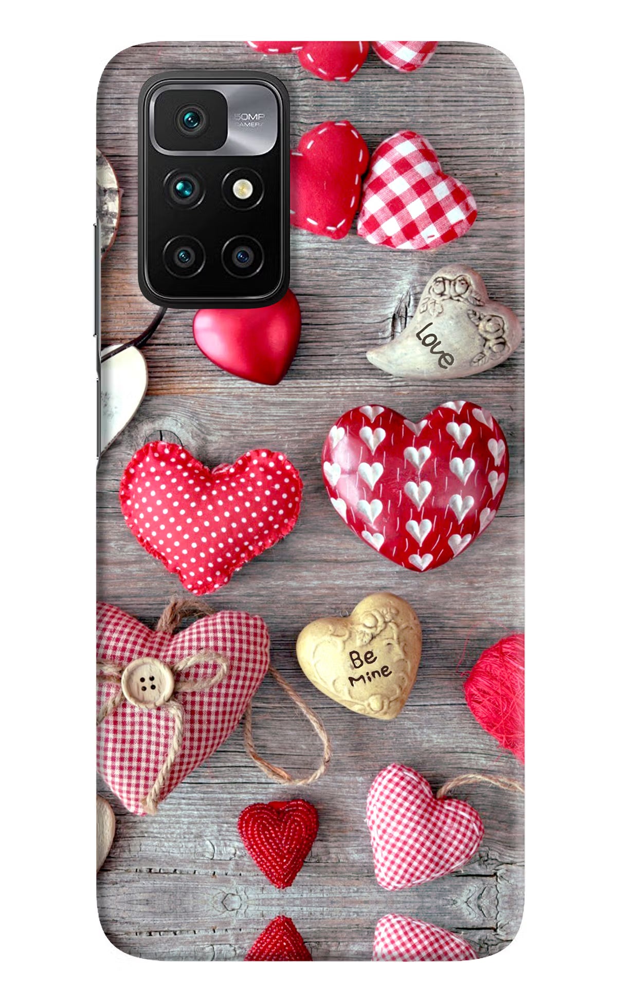 Love Wallpaper Redmi 10 Prime Hard Case Back Cover by Casekaro