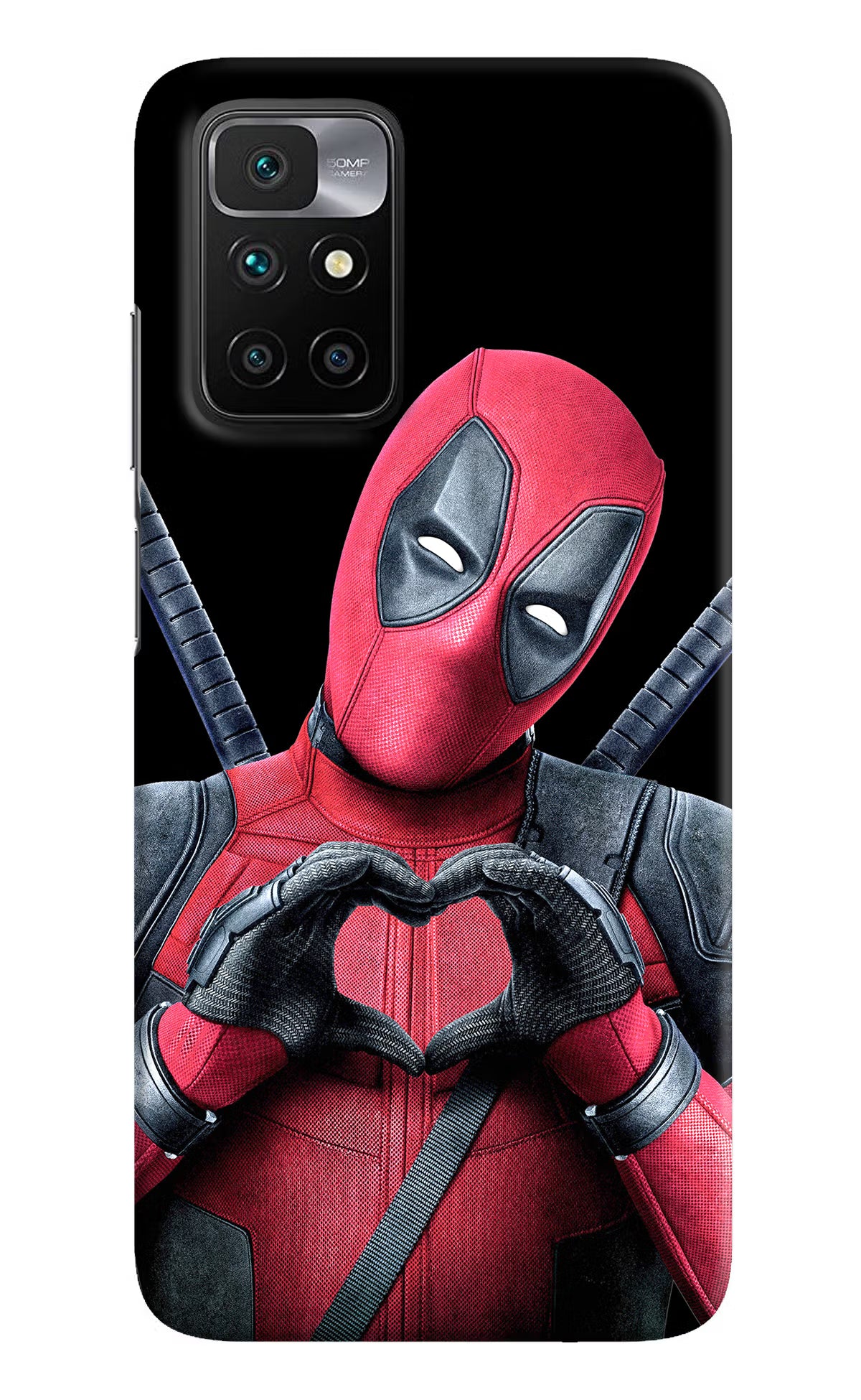 Deadpool Redmi 10 Prime Hard Case Back Cover by Casekaro