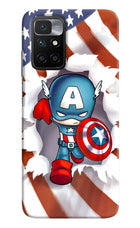 Captain America Redmi 10 Prime Hard Case Back Cover by Casekaro