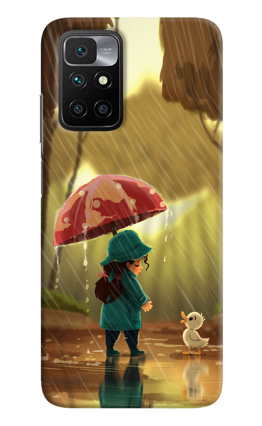 Rainy Day Redmi 10 Prime Hard Case Back Cover by Casekaro