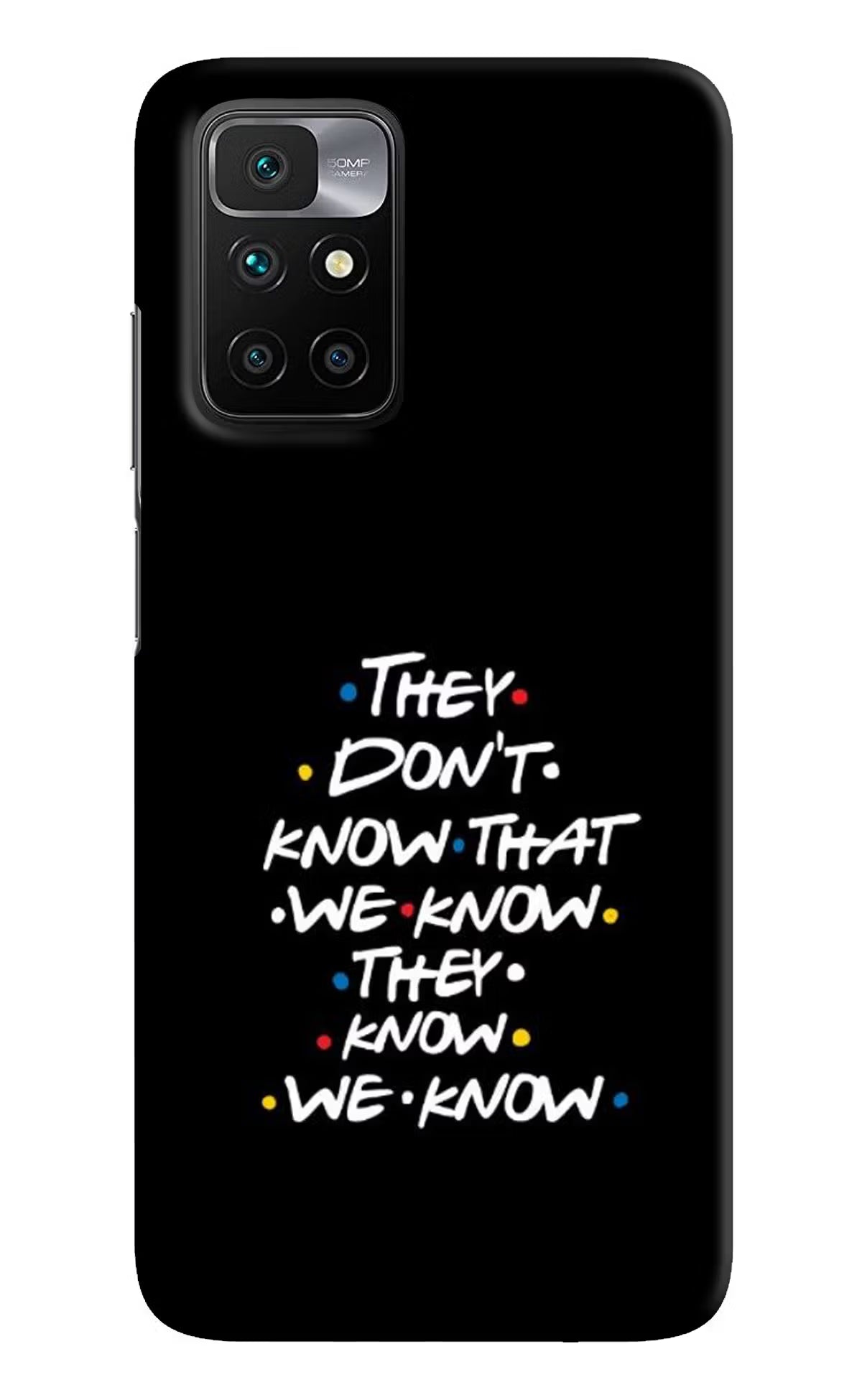FRIENDS Dialogue Redmi 10 Prime Hard Case Back Cover by Casekaro