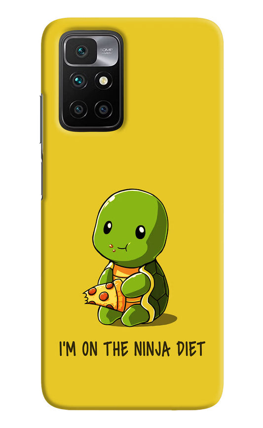 I'm on Ninja Diet Redmi 10 Prime Hard Case Back Cover by Casekaro