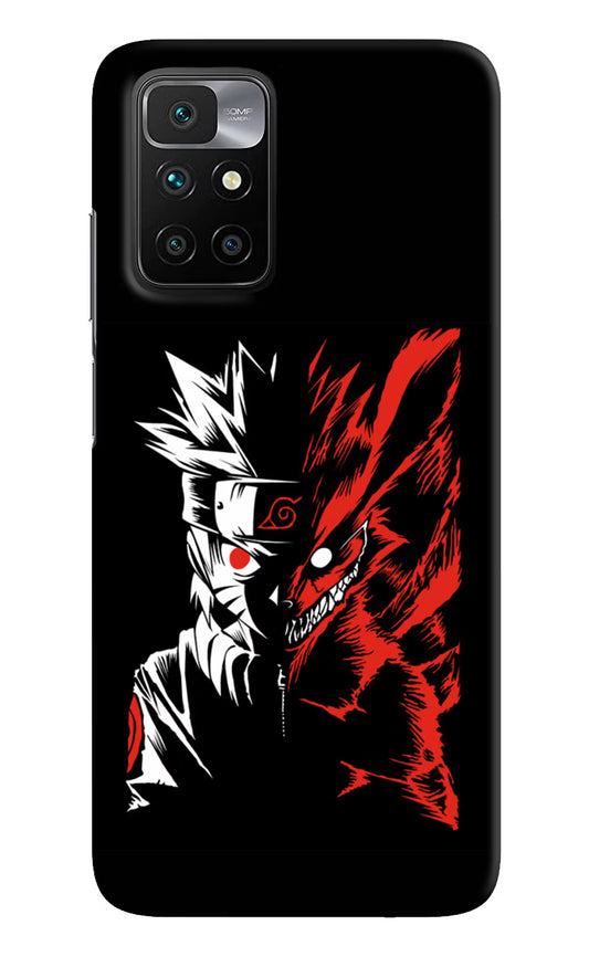 Naruto Two Face Redmi 10 Prime Hard Case Back Cover by Casekaro