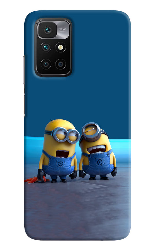 Minion Laughing Redmi 10 Prime Hard Case Back Cover by Casekaro