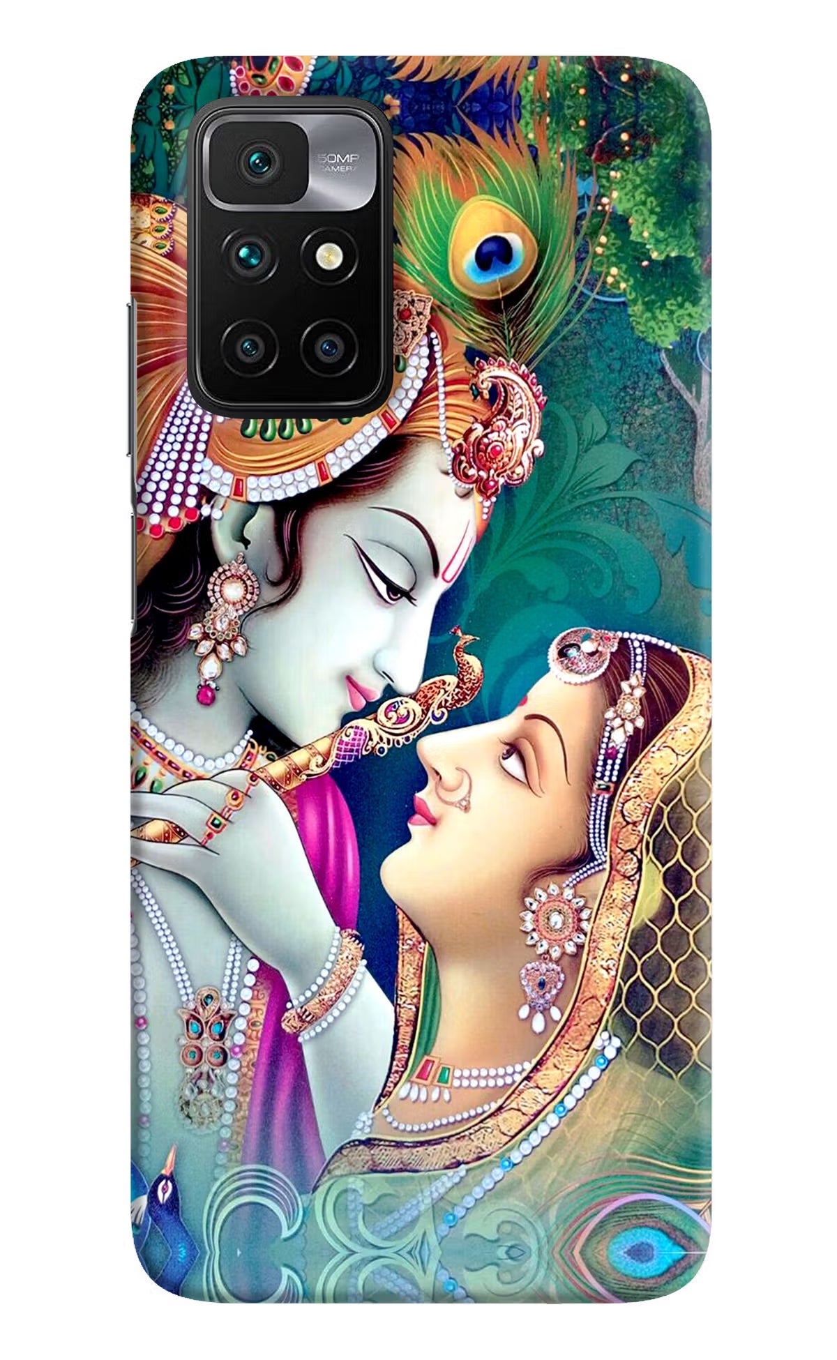 Lord Radha Krishna Redmi 10 Prime Hard Case Back Cover by Casekaro