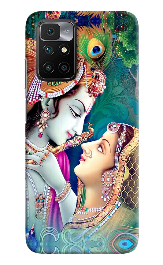 Lord Radha Krishna Redmi 10 Prime Hard Case Back Cover by Casekaro