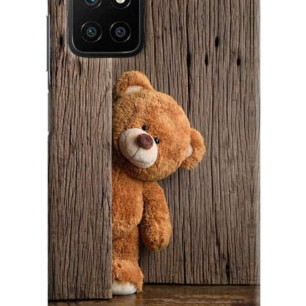 Teddy Wooden Redmi 10 Prime Hard Case Back Cover by Casekaro