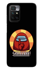 Among Us Shhh! Redmi 10 Prime Hard Case Back Cover by Casekaro