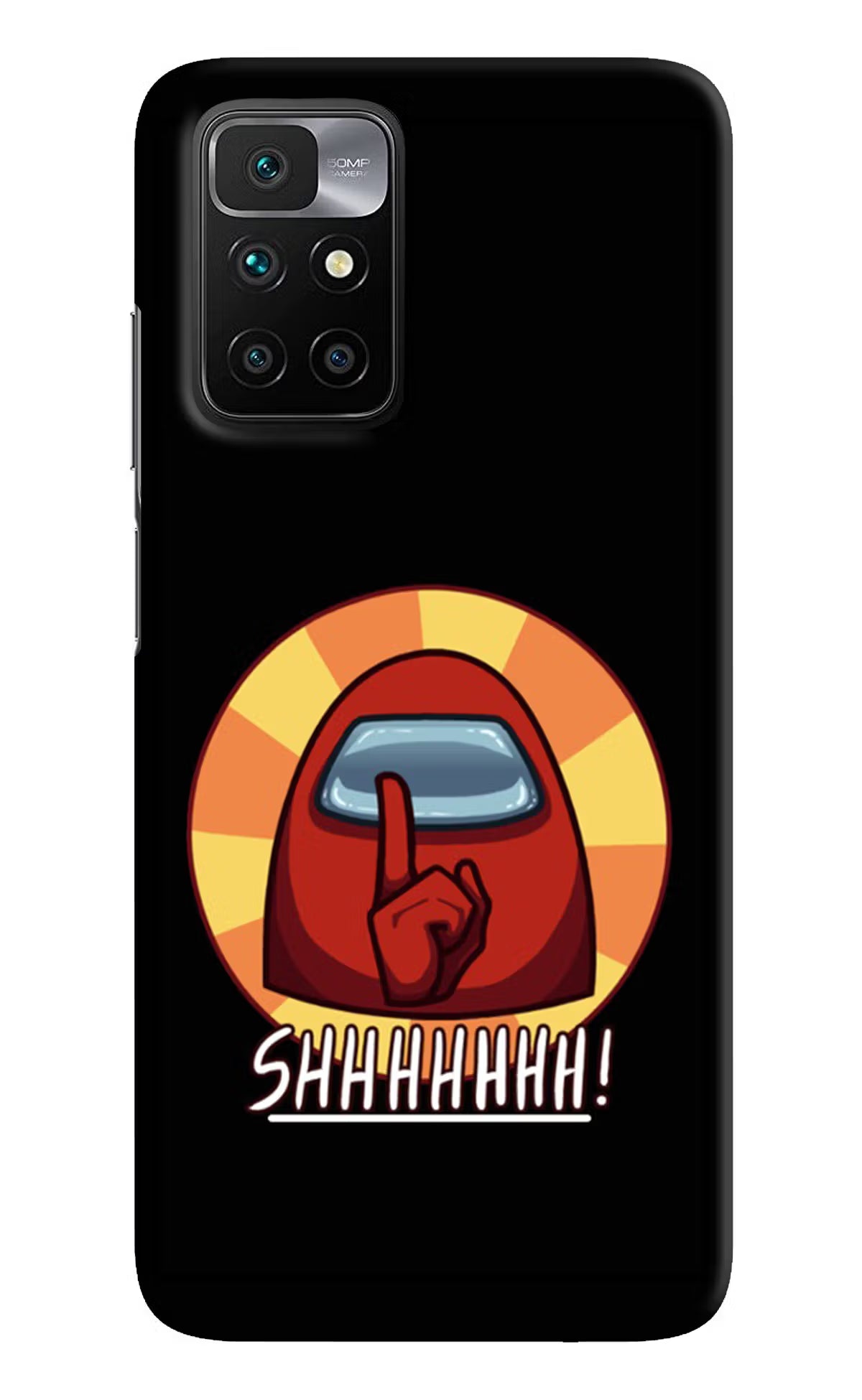 Among Us Shhh! Redmi 10 Prime Hard Case Back Cover by Casekaro