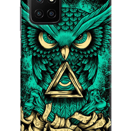 Green Owl Redmi 10 Prime Hard Case Back Cover by Casekaro