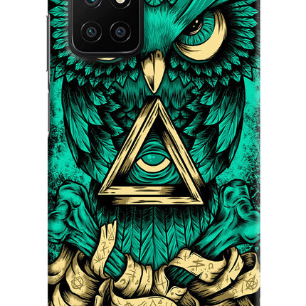 Green Owl Redmi 10 Prime Hard Case Back Cover by Casekaro