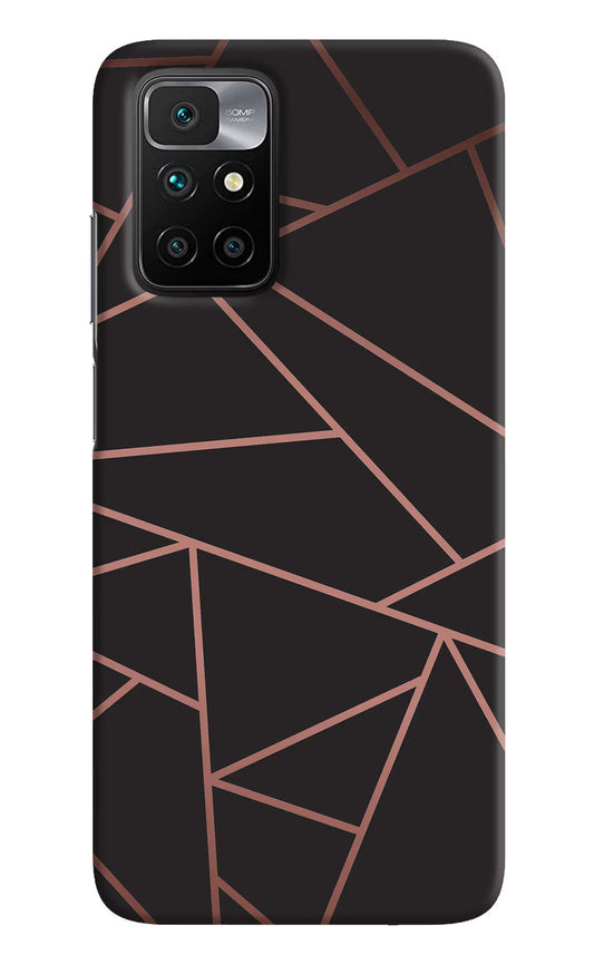 Geometric Pattern Redmi 10 Prime Hard Case Back Cover by Casekaro