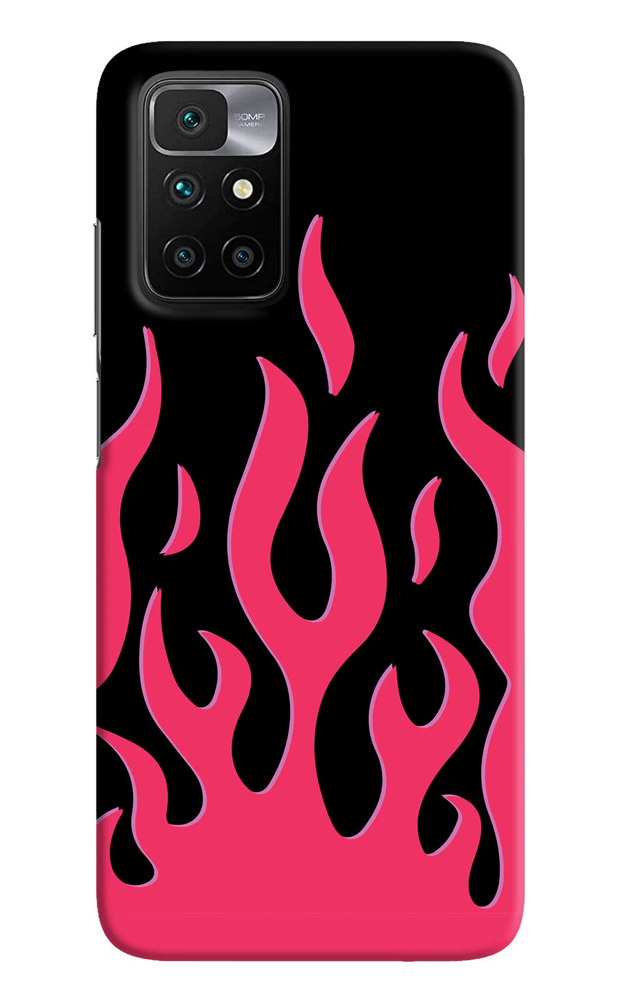 Fire Flames Redmi 10 Prime Back Cover, Hard case