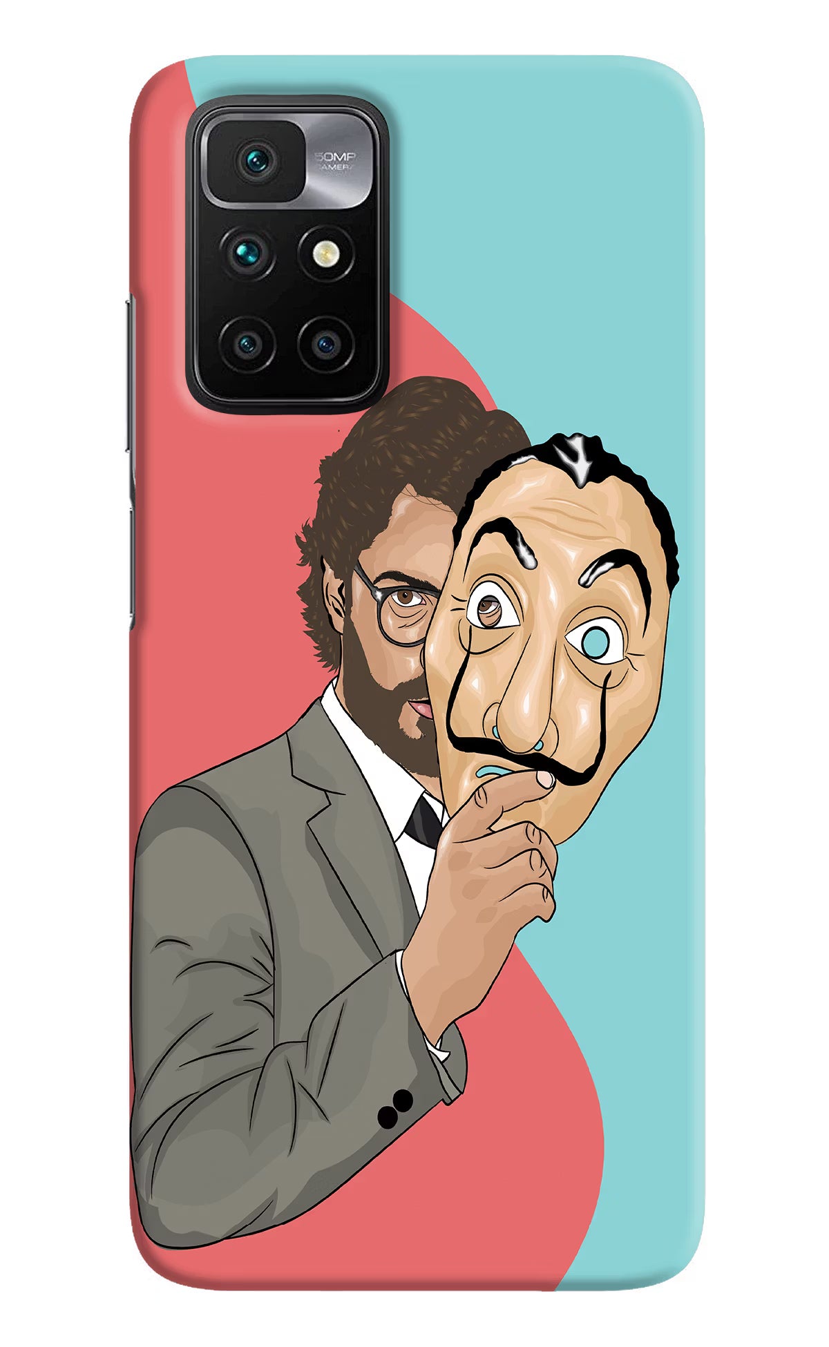 Professor Redmi 10 Prime Hard Case Back Cover by Casekaro