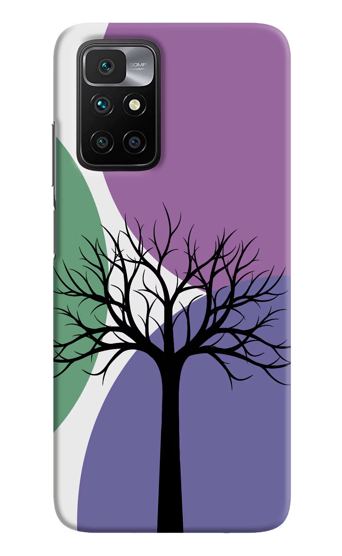 Tree Art Redmi 10 Prime Hard Case Back Cover by Casekaro