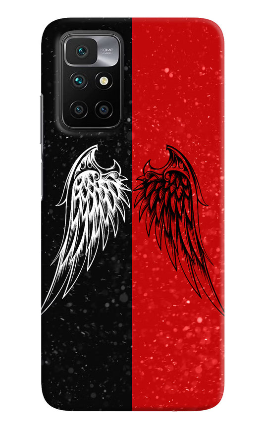 Wings Redmi 10 Prime Hard Case Back Cover by Casekaro