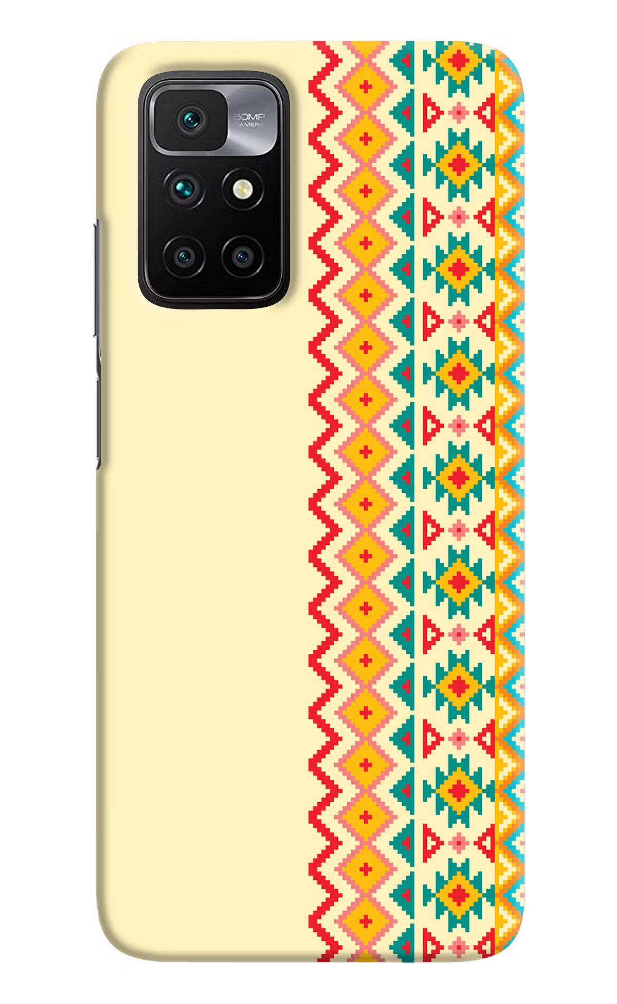 Ethnic Seamless Redmi 10 Prime Hard Case Back Cover by Casekaro