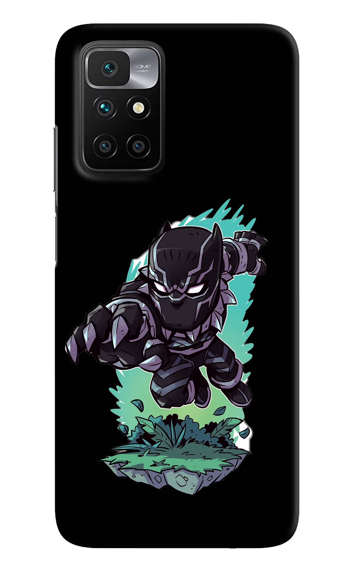 Black Panther Redmi 10 Prime Hard Case Back Cover by Casekaro