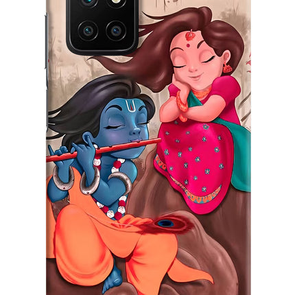 Radhe Krishna Redmi 10 Prime Hard Case Back Cover by Casekaro
