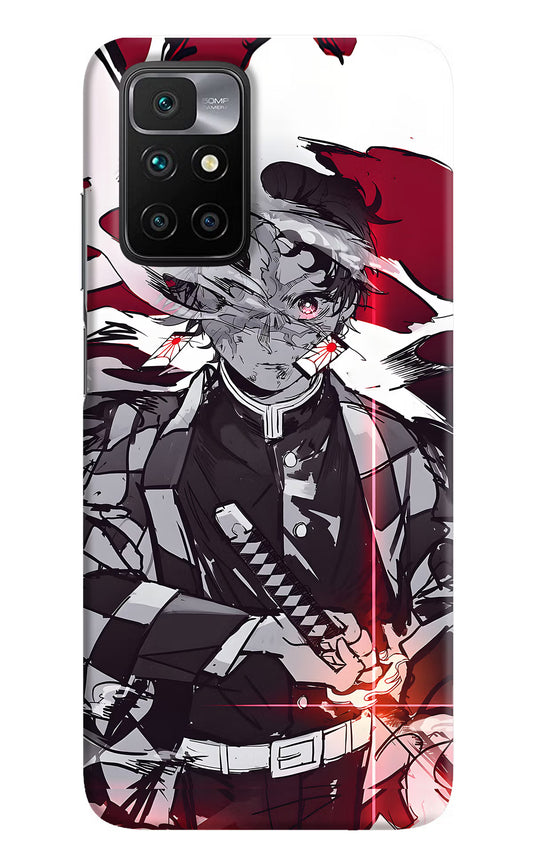 Demon Slayer Redmi 10 Prime Hard Case Back Cover by Casekaro